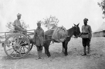 Army service corp, Howshera, 1917 od Unbekannt