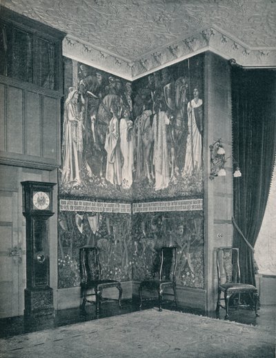 Arras Tapestry ve Stanmore Hall, 1898-9 od Unbekannt