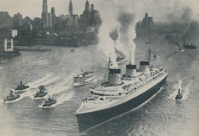 Příjezd Normandie do New Yorku, 1936 od Unbekannt