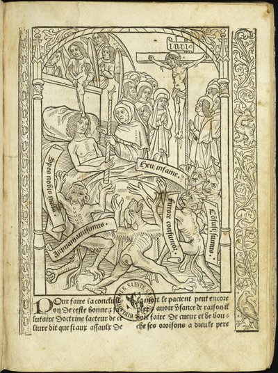 Ars moriendi Umění umírat, 1496. od Unbekannt