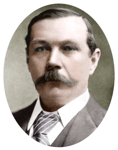Arthur Conan Doyle, skotský spisovatel, c1900 od Unbekannt