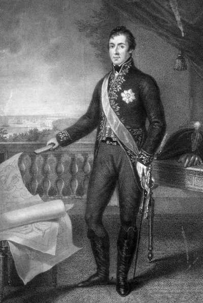 Arthur Wellesley 1769-1852, první vévoda z Wellingtonu, 19. století od Unbekannt