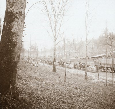 Dělostřelectvo, Somme, severní Francie, c1914-c1918 od Unbekannt