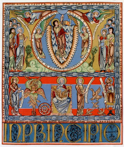 Nanebevstoupení, c1155 od Unbekannt