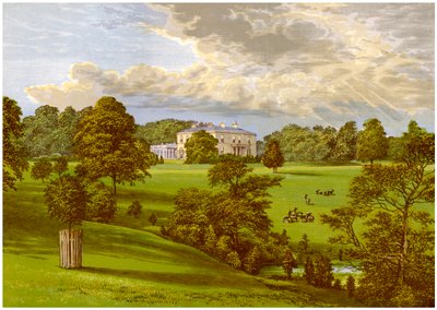 Ashcombe Park, Staffordshire, domov rodiny Sneyd, c1880 od Unbekannt