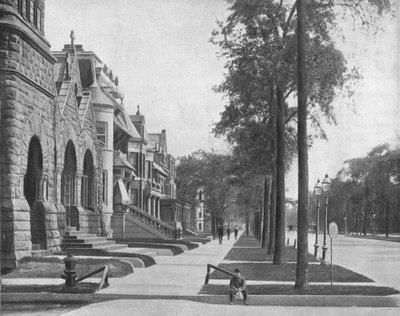 Ashland Avenue, Chicago, Illinois, USA, c1900. od Unbekannt