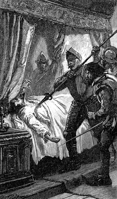Atentát na Albrechta z Valdštejna, rakouského vojáka, 1634 19. stol. od Unbekannt