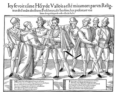 Atentát na Jindřicha III., francouzského krále, 1589 1589-1590 od Unbekannt