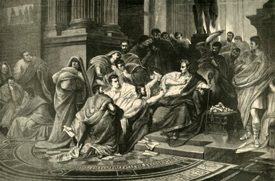Atentát na Julia Caesara, 1890. od Unbekannt