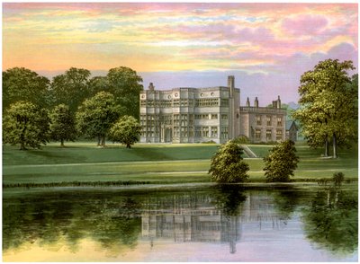 Astley Hall, Lancashire, domov Baroneta de Hoghton, c1880 od Unbekannt