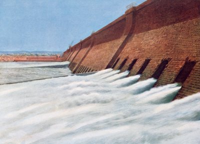 Asuánská přehrada, Egypt, 20. století od Unbekannt