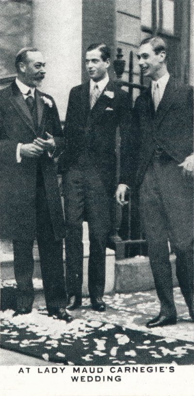 Na svatbě Lady Maud Carnegies, 1923 1937 od Unbekannt