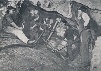 Při práci ve viktoriánském zlatém dole, 1923. od Unbekannt