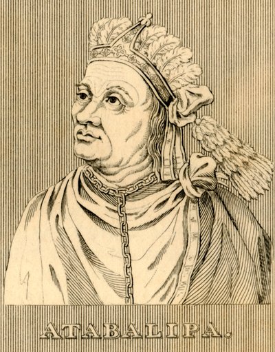 Atabalipa, c1502-1533, 1830. od Unbekannt