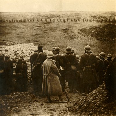 Útok v Douaumont, severní Francie, prosinec 1916 od Unbekannt
