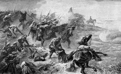 Útok baskických karlistů během povstání v letech 1872-1876, 1902 od Unbekannt