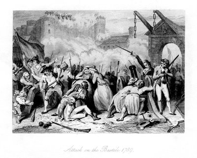 Útok na Bastilu, 1789, 1845 od Unbekannt