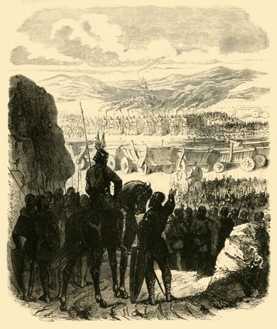 Attila na Pyre, po jeho porážce Aetiem, 453 AD, 1890. od Unbekannt