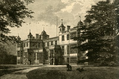 Audley End, západní fronta, 1898. od Unbekannt