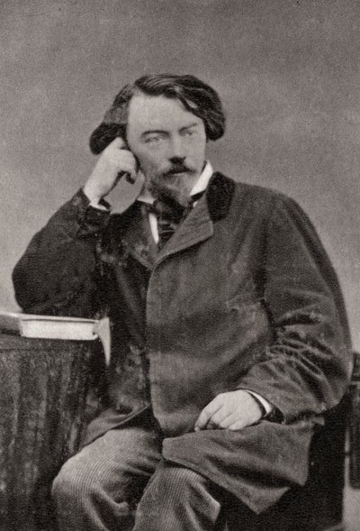 Auguste Villiers de lIsle-Adam, francouzský symbolistický spisovatel, 1882 od Unbekannt