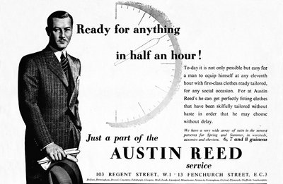 Austin Reed - Připraven na cokoliv za půl hodiny, 1937 od Unbekannt