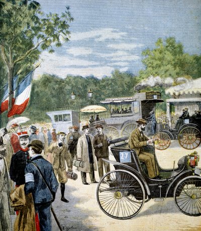 Test spolehlivosti automobilů mezi Paříží a Rouenem, sponzorovaný Le Petit Journal, 1894 od Unbekannt