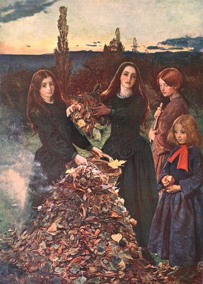 Podzimní listí, 1856, c1902. od Unbekannt