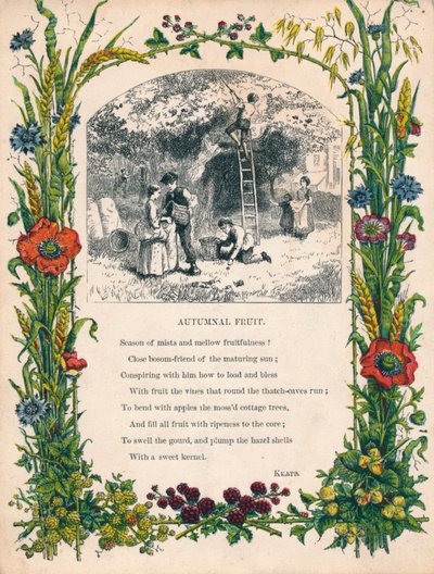 Podzimní ovoce od Keatse, c1900 od Unbekannt