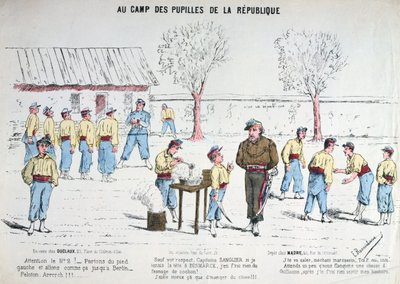 Na žákovském táboře republiky, 1871. od Unbekannt