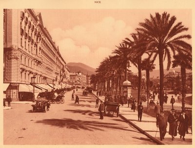Avenue of Verdun, Nice, 1930. od Unbekannt