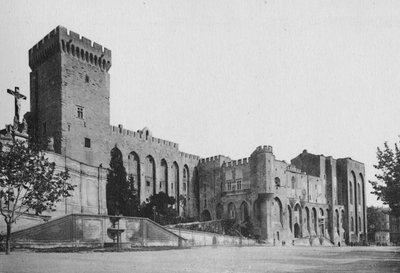 Avignon - Papežský palác, c1925 od Unbekannt