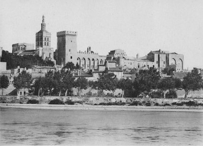 Avignon. - Palác Rhone a papežů, c1925 od Unbekannt