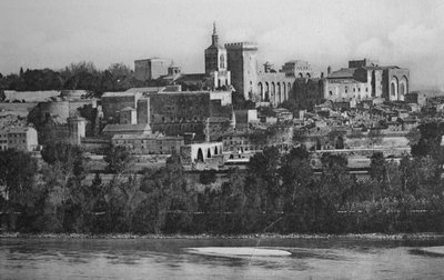 Avignon - Pohled převzatý z Villeneuve, c1925 od Unbekannt