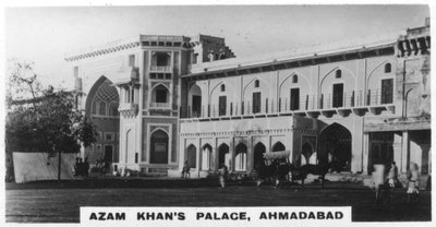 Palác Azam Khans, Ahmedabad, Indie, c1925 od Unbekannt