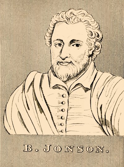 B. Jonson, c1572-1637, 1830. od Unbekannt