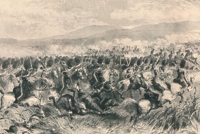 Balaclava, 25. října 1854. The Charge of the Scots Greys, 1884 od Unbekannt