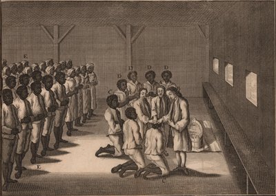 Křest černých otroků, 1757. od Unbekannt
