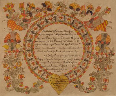 Křestní list, 19351942. od Unbekannt