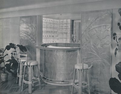 Bar v domě pana a paní Miles Grayových, 1942. od Unbekannt