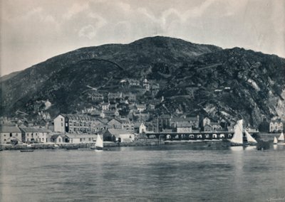 Barmouth - Pohled z Mawddachu, Showing Heights, 1895 od Unbekannt
