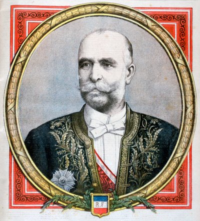 Baron de Courcel, francouzský velvyslanec v Londýně, 1894 od Unbekannt