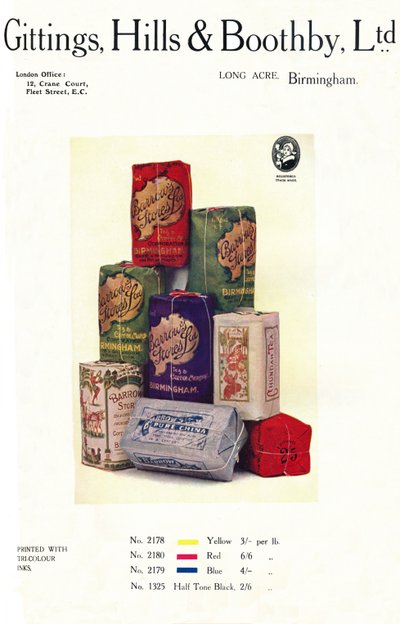 Reklama Barrows Stores Ltd., 1910 od Unbekannt