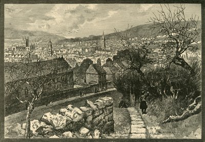 Bath, z Beechen Cliff, 1898. od Unbekannt