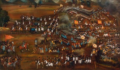 Bitva mezi Peršany a Rusy u Sultanabadu, 13. února 1812 c1815 od Unbekannt