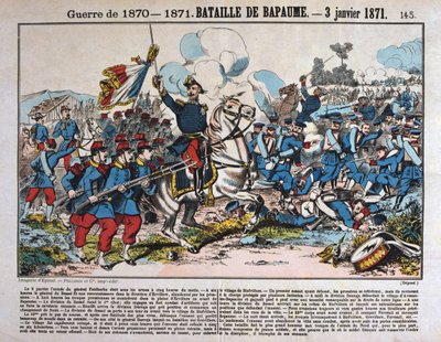Bitva u Bapaume, francouzsko-pruská válka, 3. ledna 1871 od Unbekannt