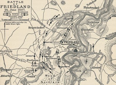 Bitva u Friedlandu, 14. června 1807, 1896 od Unbekannt