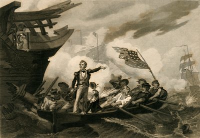 Bitva u jezera Erie, 1878. od Unbekannt