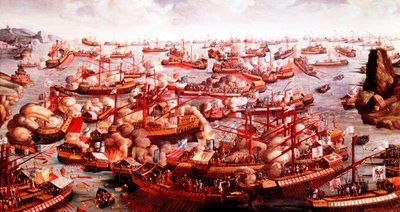 Bitva u Lepanta, říjen 1571 od Unbekannt