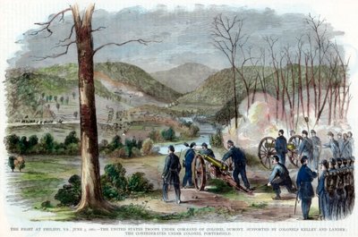Bitva u Philippi, Západní Virginie, Americká občanská válka, 3. června 1861 od Unbekannt