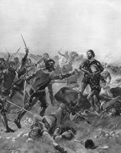 Bitva u Poitiers, Francie, 1356 od Unbekannt
